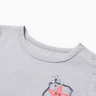 Лонгслив для мальчика, цвет серый, рост 92 см - фото 25329618