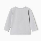 Лонгслив для мальчика, цвет серый, рост 92 см - фото 25329620