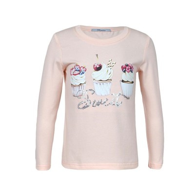 Лонгслив для девочки, цвет персиковый, рост 140 см