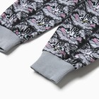Пижама для девочки, цвет розовый/серый, рост 104 см - Фото 8