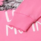 Пижама для девочки, цвет розовый/серый, рост 110 см - Фото 4