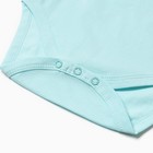 Боди для девочки, цвет мятный, рост 86 см - фото 39703571