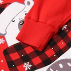 Пижама для мальчика, цвет красный, рост 128 см - Фото 4