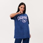 Футболка женская, цвет джинсовый, размер 42-46 (ONE SIZE) - фото 23324662