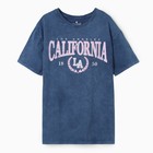 Футболка женская, цвет джинсовый, размер 42-46 (ONE SIZE) - фото 23517096