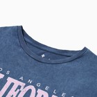 Футболка женская, цвет джинсовый, размер 42-46 (ONE SIZE) - фото 23517097