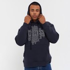 Толстовка мужская НАЧЁС, цвет тёмно-синий, размер 50 (XL) - фото 23324775