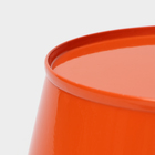 Ведро оцинкованное, 3 л, цвет оранжевый - фото 24714112