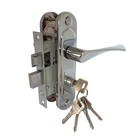 Замок врезной Д-град Зенит ЗВ4-50.01, с ручками, цвет хром  (артикул 10239339)  большой выбор товаров оптом и в розницу по низким ценам с доставкой