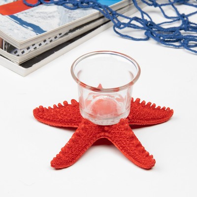 Подсвечник на 1 свечу «Морская звезда», 13×8 см