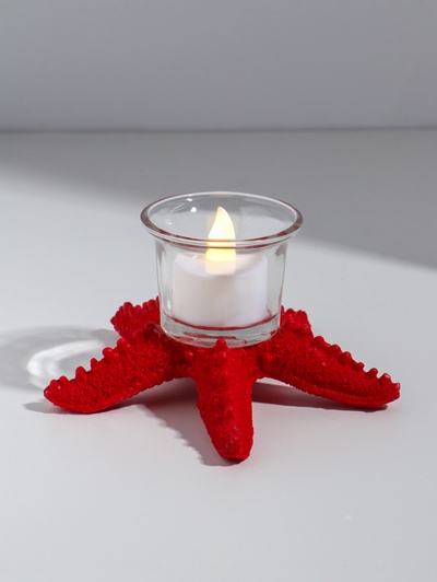 Подсвечник на 1 свечу «Морская звезда», 13×8 см