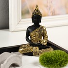 Японский сад камней настольный «Дзен. Будда в цветущем саду», с набором аксессуаров, 27.2×18.2×11.5 см - Фото 2