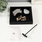 Японский сад камней настольный «Дзен. Каменный мост», с набором аксессуаров, 16.5×16.5×4 см - Фото 6