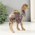 Фигурка полистоун «Пустынный верблюд с попоной», 11.7×4.7×13.5 см - Фото 2