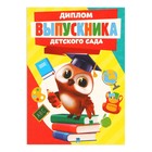 Диплом на Выпускной «Выпускника детского сада», А6, 200 гр/кв.м 7551234 - фото 157097