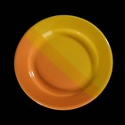 Тарелка десертная 19 см, цвет жёлто-оранжевый - Фото 1