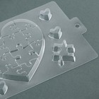 Форма для шоколада «Сердце», 21×14 см - Фото 4