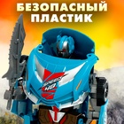 Робот - машинка «Спорткар», трансформируется, цвет синий - Фото 4