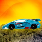 Робот - машинка «Спорткар», трансформируется, цвет синий - Фото 9