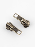 Бегунок автоматический для металлической молнии, №5, 10 шт., цвет антик - Фото 2