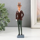 Фигурка полистоун «Козёл в костюме», цветной, 15.5 см - Фото 1