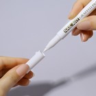 Маркер для дизайна ногтей, акриловый, 13,5 см, цвет белый - фото 8102522