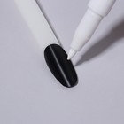 Маркер для дизайна ногтей, акриловый, 13,5 см, цвет белый - фото 8180968