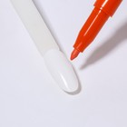 Маркер для дизайна ногтей, акриловый, 13,5 см, цвет красный - фото 8180978