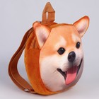 Рюкзак детский "Собака", плюшевый - Фото 3