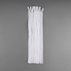 Молния потайная, №3, неразъёмная, замок автомат, хлопок, 40 см, цвет белый, цена за 1 штуку (комплект 10 шт) - фото 23325019