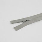 Молния потайная, №3, неразъёмная, замок автомат, хлопок, 30 см, цвет светло-серый, цена за 1 штуку (комплект 10 шт) - фото 23325046