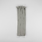 Молния потайная, №3, неразъёмная, замок автомат, хлопок, 30 см, цвет светло-серый, цена за 1 штуку (комплект 10 шт) - фото 23325047