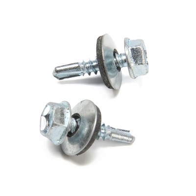 Саморезы кровельные 5.5×19 мм, оцинкованные, 250 шт.