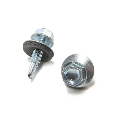 Саморезы кровельные 5.5×19 мм, оцинкованные, 250 шт.