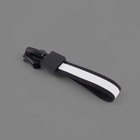 Бегунок автоматический светоотражающий для молнии «Трактор», №5, 10 шт., цвет чёрный - Фото 3