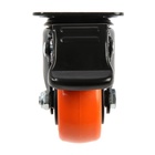 Колесо мебельное CAPPIO, d=50 мм, поворотное, со стопором, покрытие PVC - Фото 4