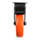 Колесо мебельное CAPPIO, d=125 мм, поворотное, со стопором, покрытие PVC 9917556 - фото 13646335