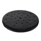 Стойка ограждения черная, с вытяжной лентой-180см серая, высота-90см, d- 6см, напольный d-32см - фото 23325457