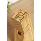 Подставка для ножей Cooking time, 11×6×20 см - Фото 5