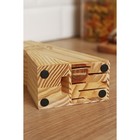 Подставка для ножей Cooking time, 11×6×20 см - Фото 6