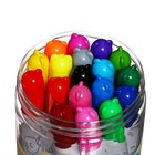 Фломастеры 18 цветов в пластиковом тубусе с ручкой "Мишка" - фото 7905540