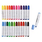 Фломастеры 24 цвета в пластиковом тубусе с ручкой "Мишка" - фото 109436313