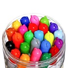 Фломастеры 24 цвета в пластиковом тубусе с ручкой "Мишка" - фото 9818396