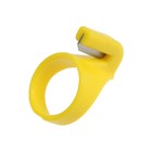 Наперсток-кольцо ТУНДРА, для обрезки строп, ниток, лески, проводов, 3 шт. - фото 7905571