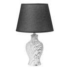 Настольная лампа «Власта» E14 40 Вт белый-черный 23×23×36 см RISALUX - Фото 6