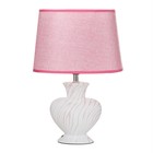 Настольная лампа "Хертц" E14 40Вт белый-розовый 23х15х34 см RISALUX - Фото 7