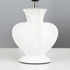 Настольная лампа «Хертц» E14 40 Вт белый-серый 23×15×34 см RISALUX - Фото 4