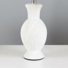 Настольная лампа «Хертц» E14 40 Вт белый-серый 23×15×34 см RISALUX - Фото 5