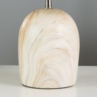 Настольная лампа «Вудланд» E14 40 Вт белый-коричневый 23×23×35 см RISALUX - Фото 4