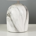 Настольная лампа «Вудланд» E14 40 Вт белый-серый23×23×35 см RISALUX - Фото 4